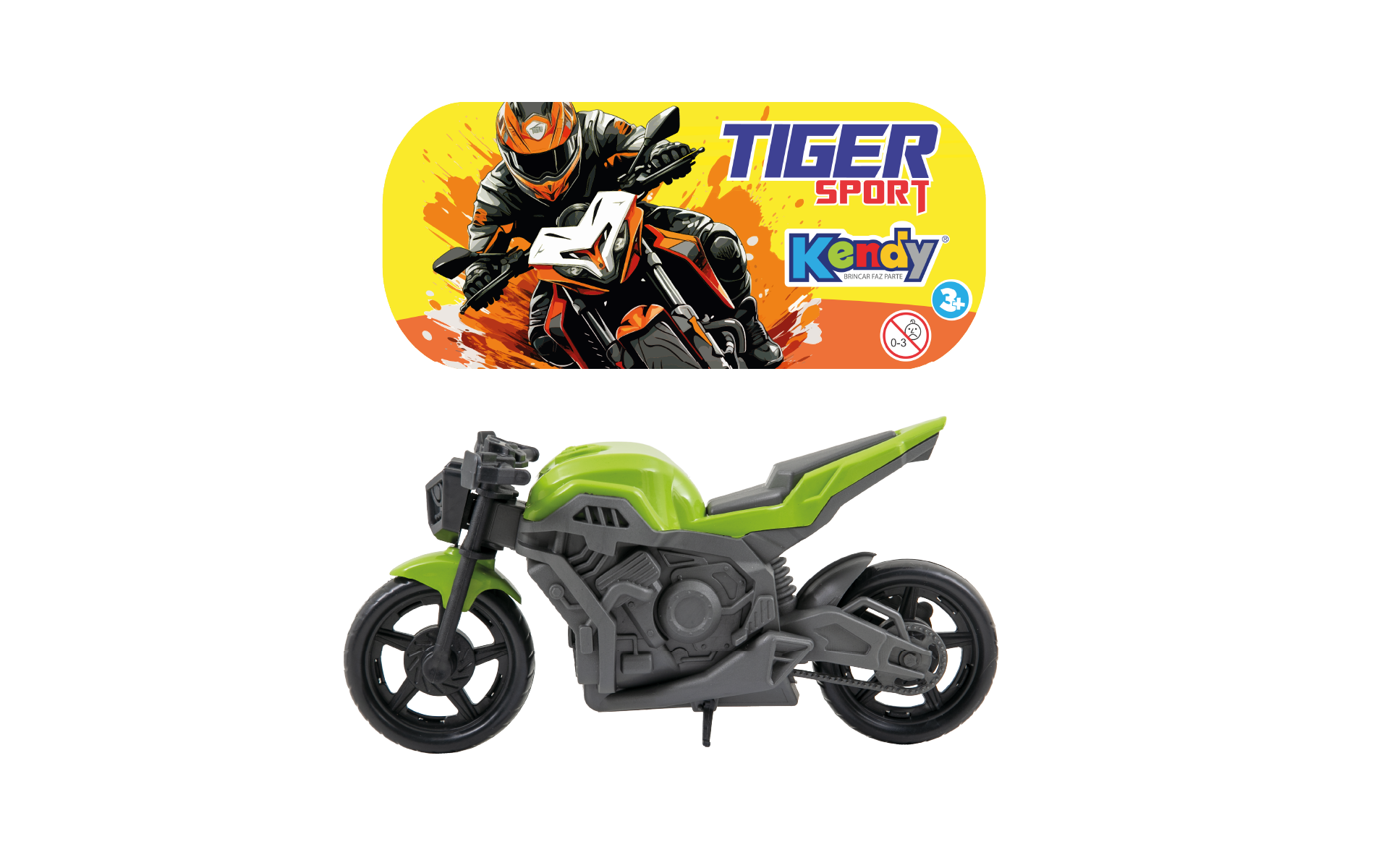 MOTO DE BRINQUEDO TIGER SPORT - Brinquedo - Kendy - Brincar faz parte