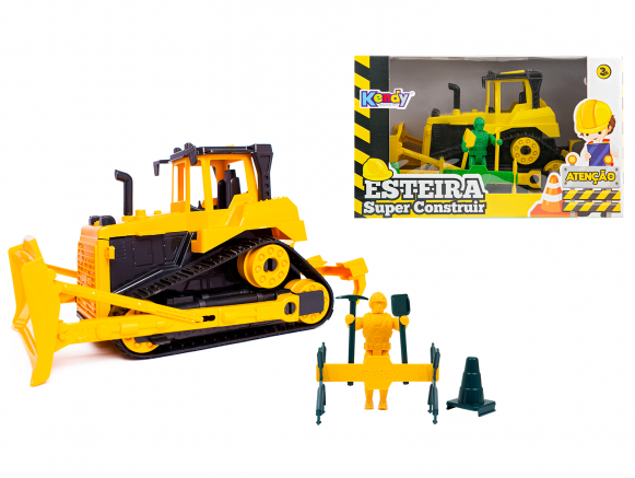 MÁQUINA DE BRINQUEDO ESTEIRA SUPER CONSTRUIR 