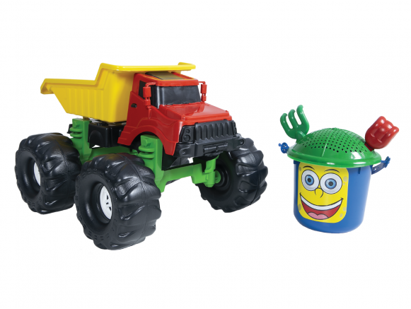 CAMINHÃO DE BRINQUEDO CAÇAMBÃO PRAIA
