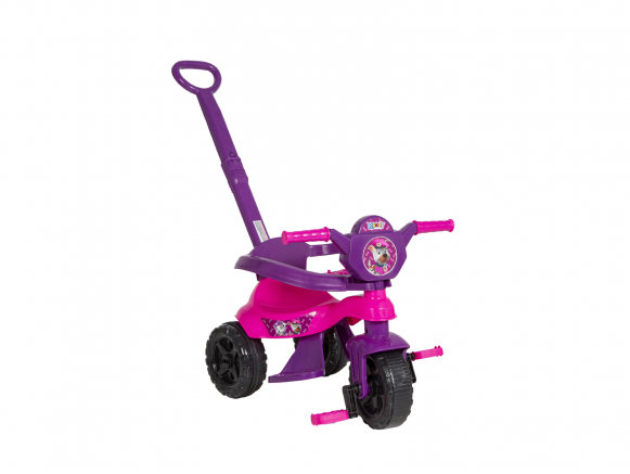 CARRINHO DE PASSEIO/PEDAL INFANTIL KEMOTOCA BABY DOG ROSA