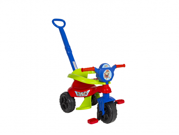 CARRINHO DE PASSEIO/PEDAL INFANTIL KEMOTOCA BABY DOG VERMELHA