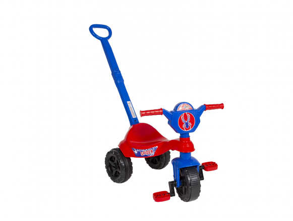 CARRINHO DE PASSEIO/PEDAL INFANTIL KEMOTOCA SPIDER COM HASTE