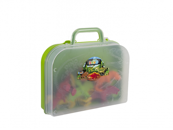 KIT DE BRINQUEDO MALETA DINO